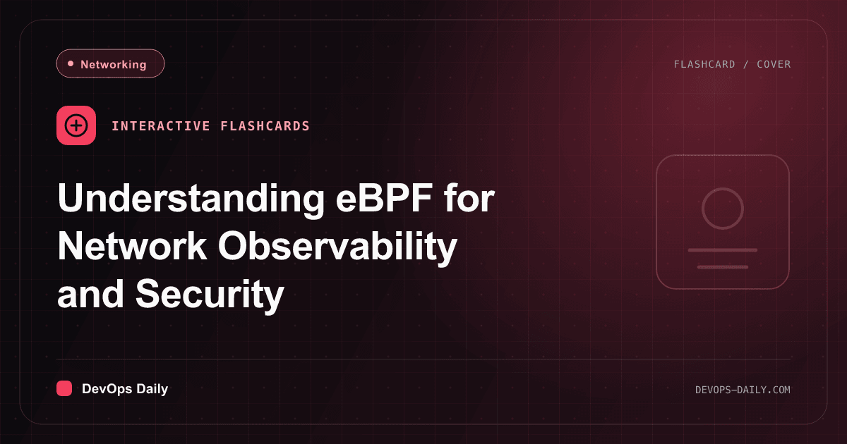Understanding eBPF for Network Observability and Security