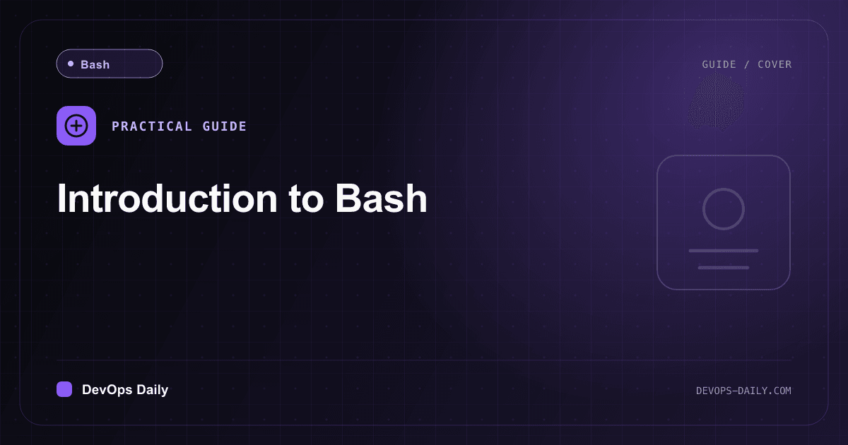 Introduction to Bash