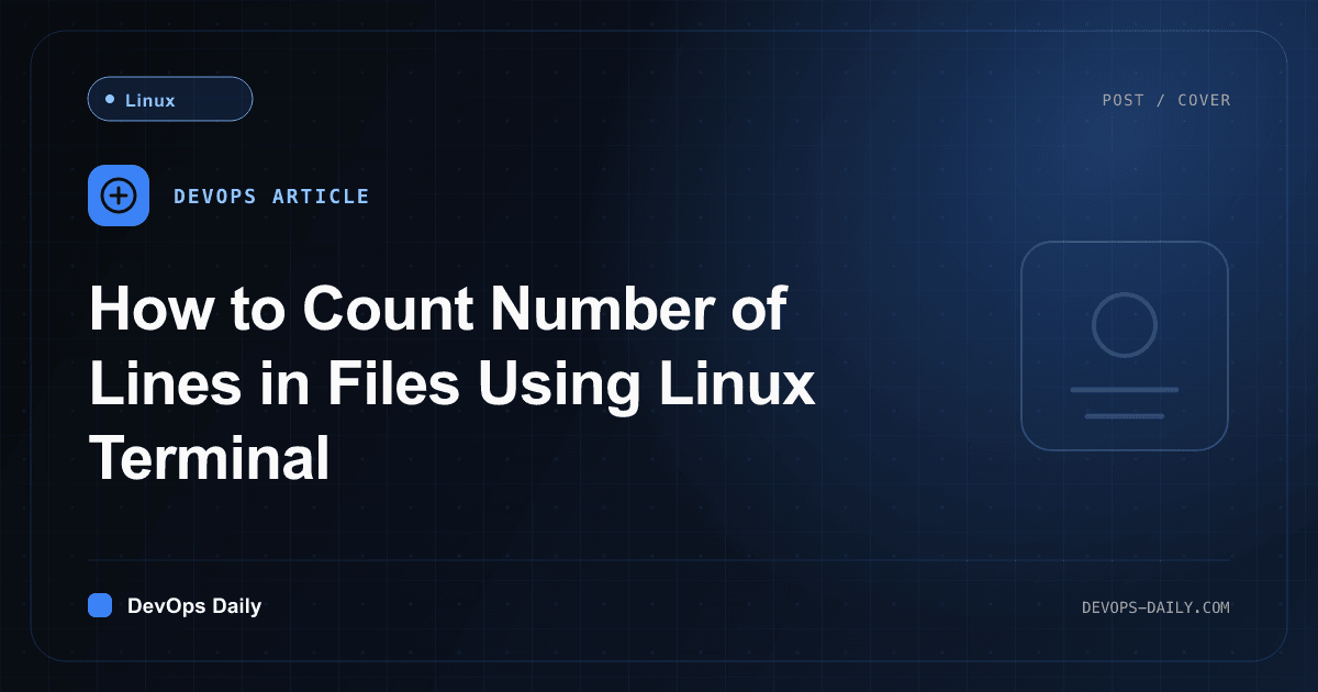 How to Count Number of Lines in Files Using Linux Terminal